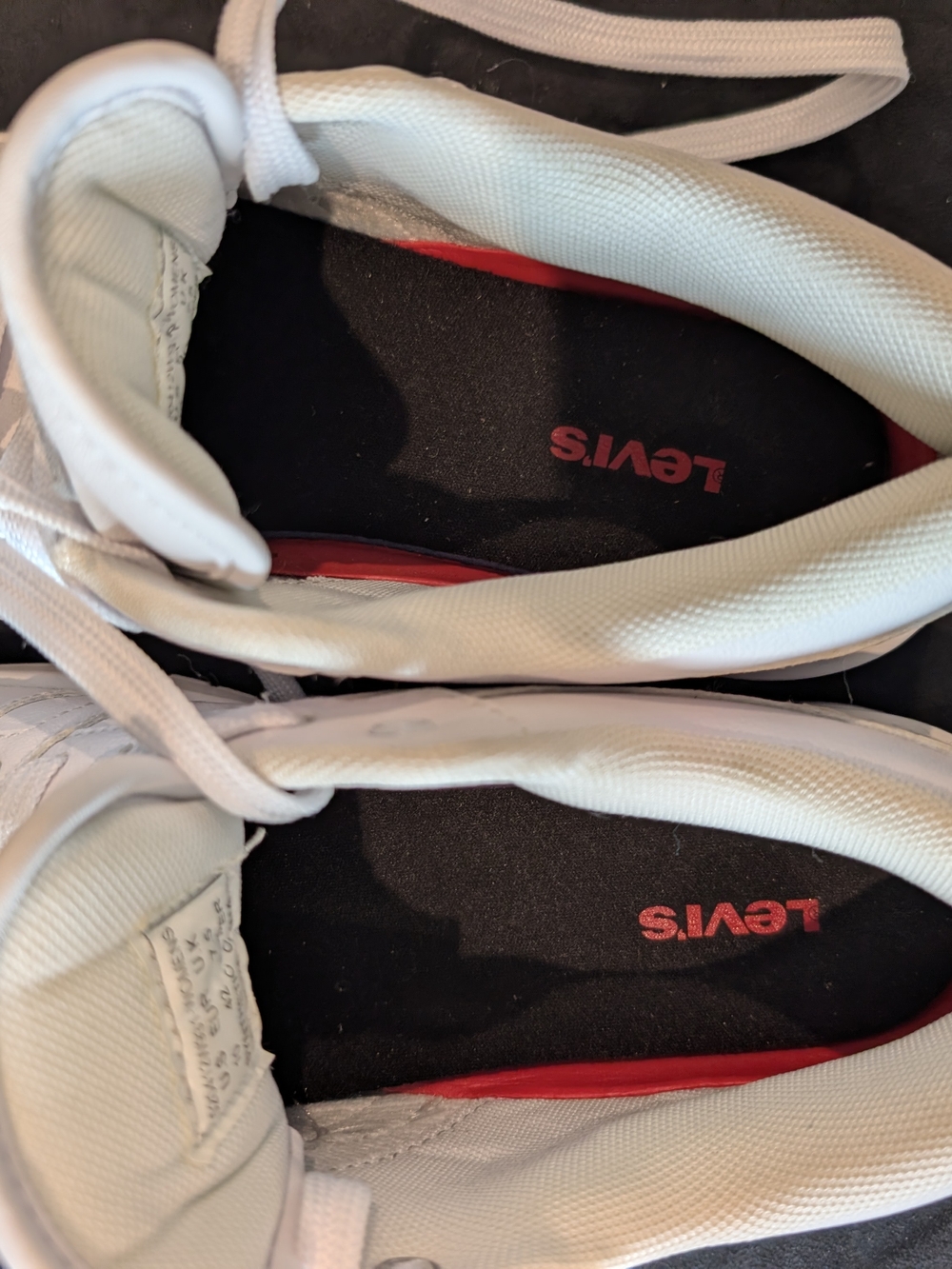 Levi's White Women's Athletic Sneakers - Picture 8 of 9
